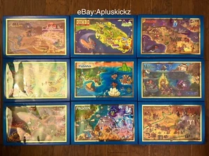 Disney D23 MOG WDI Mappe Set di spille LE400 Frozen Moana Dumbo Aladdin Alice Peter Pan - Foto 1 di 49