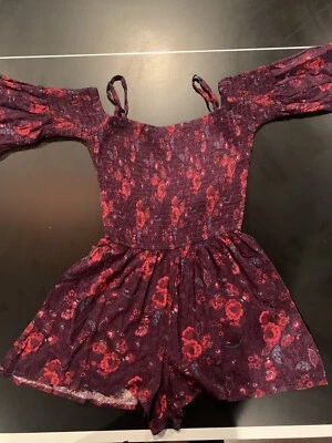 Mameluco Hollister Niñas Frontal Cruzado Manga Larga Multi Estampado Floral Pequeño Nuevo con Etiquetas Foto 1 de 3