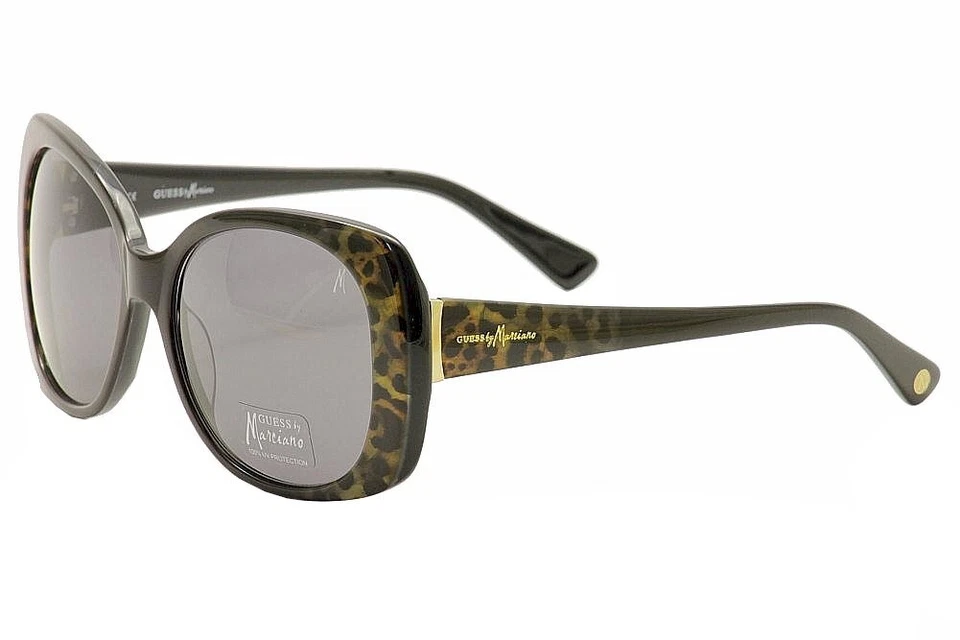 Guess by Marciano GM657 BKLP-3 Black/Leopard Butterfly Gray 58-17-135 Sunglasses - Image 1 of 4