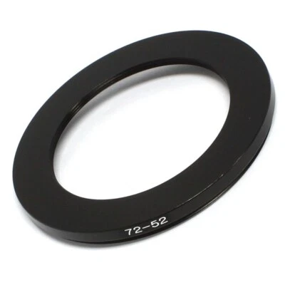 72mm to 52mm Step-Down Lens Filter Ring Adapter - Image 1 of 4
