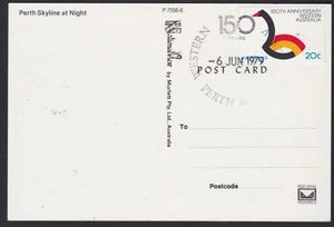 Postal 1979 Australia Occidental WA 150 aniversario Perth como nueva (Murfett) - Imagen 1 de 2