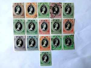 commonwealth stamps, elizabeth coronation - Picture 1 of 1