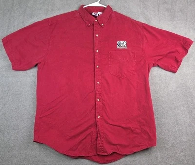Camisa para hombre University of Alabama Crimson Tide manga corta con botones 2XL Foto 1 de 4