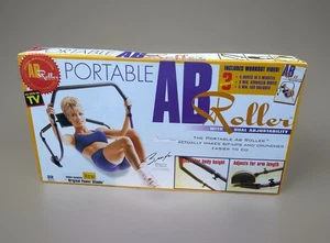 Vintage Bauchtroller tragbar Bauchtraining verstellbar mit Video neu versiegelte Box - Bild 1 von 17
