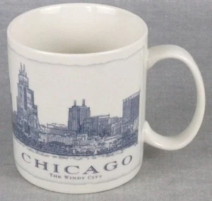 Starbucks Coffee Mug 2007 CHICAGO The Windy City Architecture Series 18oz Cup - Picture 1 of 9