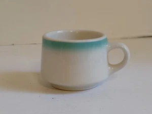 Vintage Walker schwer Restaurant Geschirr Kaffee Abendessen Becher Tasse verglast Bedford OH - Bild 1 von 8