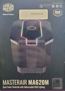 Cooler Master MasterAir MA620M RGB CPU Cooler DUAL TOWER HEATSINK - Picture 1 of 20