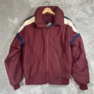 Vintage White Stag Ski Wear Jacke Retro Warm Herren Gr. Medium Skimantel Rot 80er - Bild 1 von 12