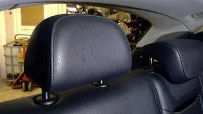 Q5 AUDI 2016 lado pasajero derecho trasero cuero reposacabezas negro 355617 Foto 1 de 4