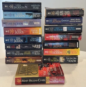 Lot of 15 Paperback Lisa Jackson Books (W/ Various Other Authors) + 1 Bonus Book - Imagen 1 de 13
