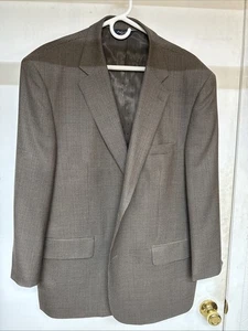 Joseph Feiss Gold Suit Jacket Wool 46 Short - Picture 1 of 20