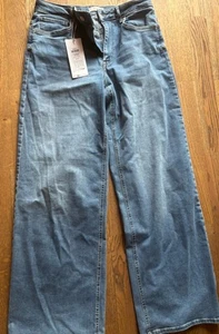 ONLY Jeans Wide Leg Gr. XL /34 Stretchig Onlmadison Dark Blue Neu - Bild 1 von 10