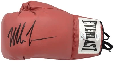 Mike Tyson Signed Red Everlast Glove Left Handed LH JSA - Image 1 of 4