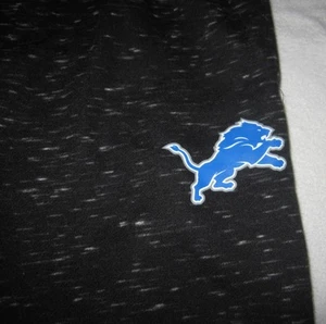 NFL DETROIT LIONS NEW Boys Black Heather Sweatpants Joggers Size XL 18 20 NWT - Picture 1 of 6