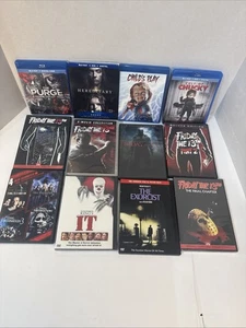 Lot Of 25 Horror Blu-ray Movies Some Doubles But All Unique Jason Box Set Purge - Picture 1 of 8