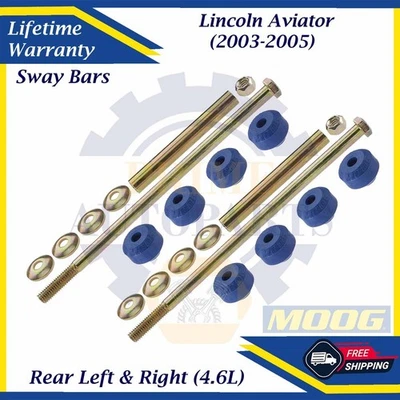 MOOG OEM Rear Sway Bars For 2003-2005 Lincoln Aviator 4.6L Lifetime Warranty - Image 1 of 4