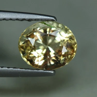 1.40 Cts_Great Loose Gemstone_100 % Natural Unheated Yelow Scapolite_Brazil - Image 1 of 3