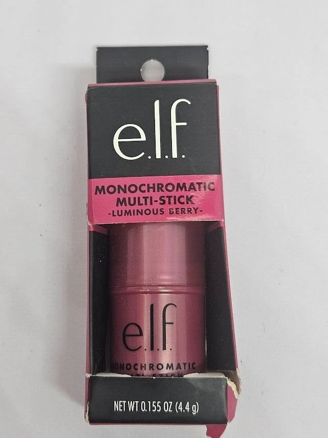 ELF e.l.f. Monochromatic Multi Stick Cream Face Lip Color 81327 Luminous Berry - Image 1 of 4