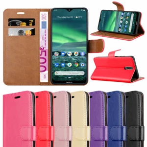 For Nokia 2.3 Phone Case Leather Wallet Book Flip Folio Stand View Cover - Picture 1 of 73