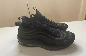 Nike Air Max 97 Ultra 17 SE Triple Black Sz 8 Sneakers Shoes Basketball GUC - Picture 1 of 9