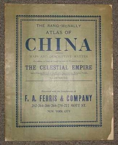 Boxer Rebellion / Promo / RAND-McNALLY ATLAS Of CHINA Containing Maps 1st - Bild 1 von 3