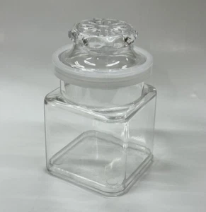 150 Bulk 8 oz. Clear Plastic Jar with Lid Clear Plastic Apothecary Jars NEW - Picture 1 of 6