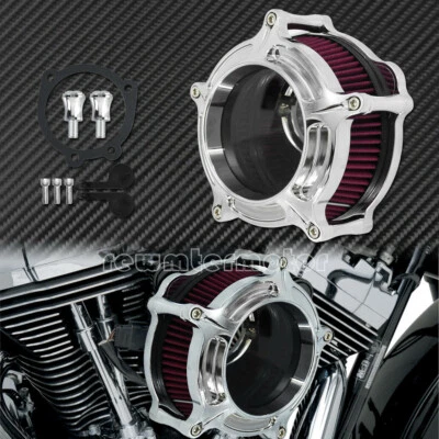 Clarity Air Cleaner Intake Red Filter Fit For Harley Sportster XL 883 2004-2020 - Image 1 of 4