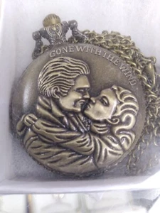 Pocket Watch with Chain Gone with the Wind - Picture 1 of 1