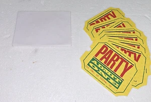 Party Express Invitations "Admit One Ticket" to Great Time - Set of 8 Hallmark - Picture 1 of 3