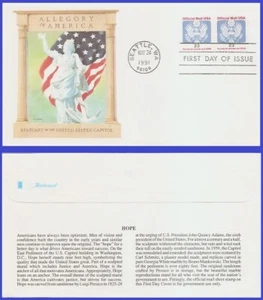USA5 #O148 U/A FLEETWOOD FDC STR2  Great Seal - Imagen 1 de 1