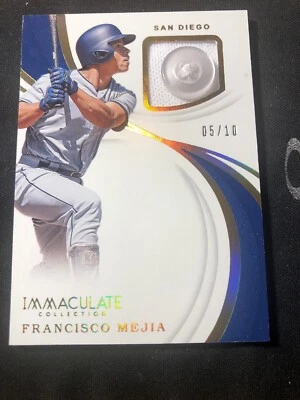 2019 IMMACULATE FOTL FRANCSISCO MEJIA SWATCHES 5/10 Padres - Image 1 of 4