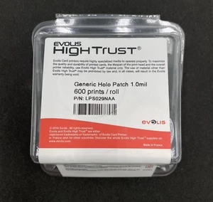 Evolis LPS029NAA 1,0mil Generic Holo Patch Ribbon - Zdjęcie 1 z 5