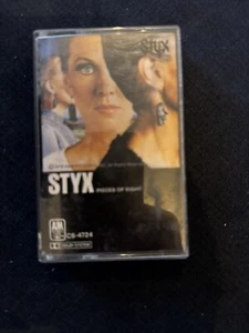 STYX - PIECES OF EIGHT UK CASSETTE TAPE Rare USA Import - Picture 1 of 3