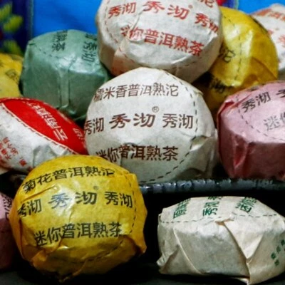 50 Piezas 10 Sabores Diferentes Pu'er Mini Tuo Cha Crudo y Maduro Pu-erh Mezcla Bolsa de Regalo Foto 1 de 4