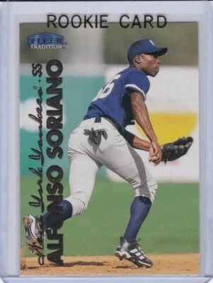 ALFONSO SORIANO ROOKIE CARD 1999 Fleer Tradition Update RC New York Yankees - Image 1 of 2