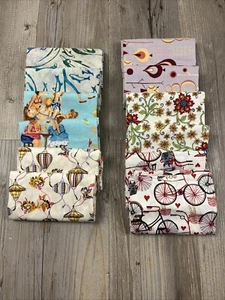 Lot Of 12 Fat Quarters Cotton Fun Summer Friends Outdoors Women Vacation Travel - Picture 1 of 4