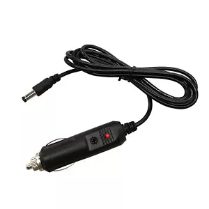 12V DC Car Charger Power Suppy Cable Cord Cigarette Lighter Plug 5.5mm x 2.1mm - Picture 1 of 7