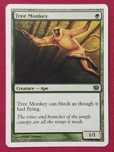 Magic The Gathering 9TH EDITION TREE MONKEY green card MTG - Picture 1 of 2