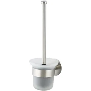 Wandmontage WC Bürstenhalter Edelstahl - Ohne Bohren, inklusive Ersatzbürste - Bild 1 von 2
