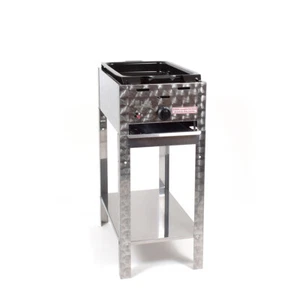 Edelstahl stationär Gasgrill Gasbräter Grill 1-flammig (3,65kW) P1STEM - Bild 1 von 5