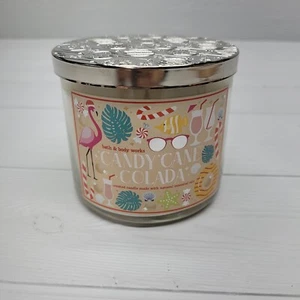 Bath & Body Works Candy Cane Colada Scented 3-Wick Candle 14.5 oz NEW - Picture 1 of 4