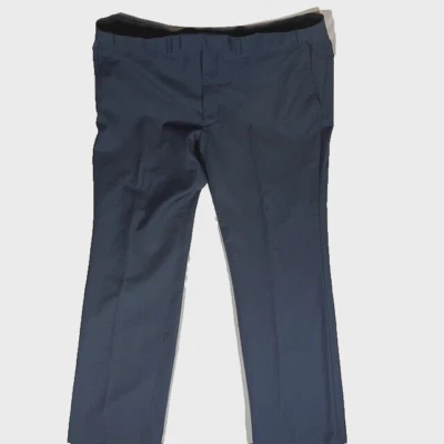 Kenneth Cole Dress Pants Men's 40x30 Navy Dry Clean Only Straight Leg Preppy - Image 1 of 4