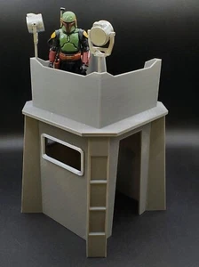 CUSTOM OUTPOST for 3.75" 1:18 SCALE STAR WARS GI JOE FIGURE DIORAMA (C78) - Picture 1 of 2