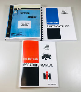 International Farmall 1206 Diesel Tractor Service Parts Operators Manual Repair