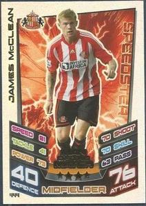 TOPPS MATCH ATTAX 2012-13- #444-SUNDERLAND-JAMES McCLEAN-MOTM-SILVER FOIL - Picture 1 of 1