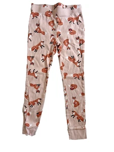 Old Navy Girls Unisex Fox Pajama Pants Size M (8) - Picture 1 of 4
