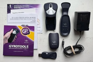Gyration GC15M Air Mouse Go Plus w/ Cradle Transceiver AC Adapter TESTED - Picture 1 of 5