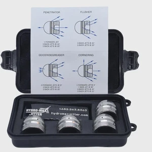 QUAD-F STRAHLDÜSE Set Hydro Strahldüsen 1/4", 3/8", 1/2" - Bild 1 von 3