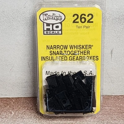 Kadee 262 Narrow Whisker Snap Together Insulated Gear Box -- 10 Pair - HO Scale - Image 1 of 3