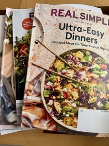 Real Simple Magazine Back Issues 8 From 2021 Home Food Decor Design Organization - Picture 1 of 9